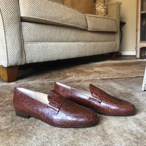 Saks Fifth Ave Leather Loafers